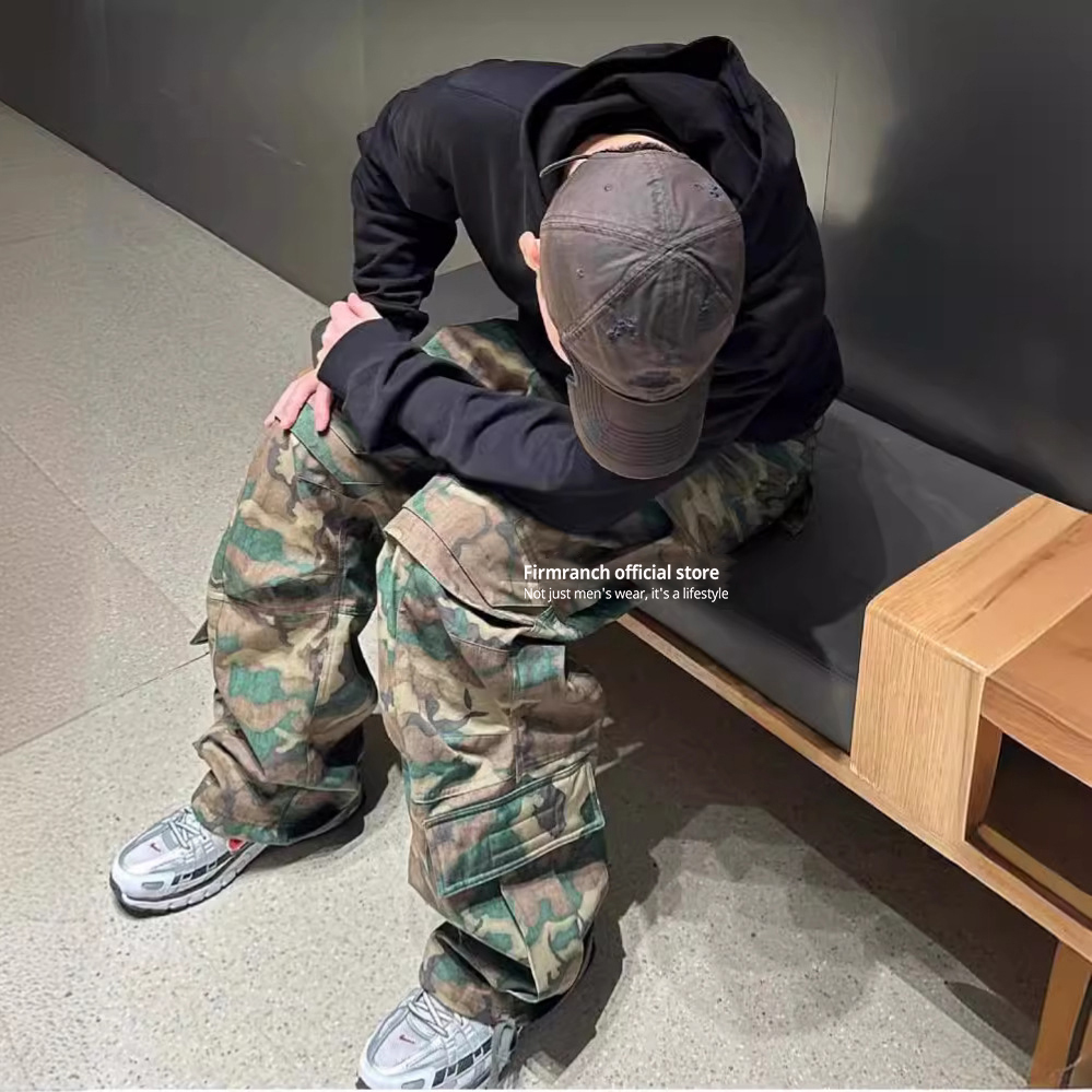 ファームランチ-男性と女性のためのバギーカーゴパンツ、マルチ - Corteiz Cargo Pant のレビューと価格