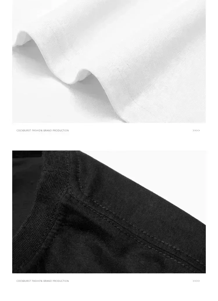 100%純綿メンズ高級ブランドレタープリントTシャツ、半袖T - Streetwear Clothing Brand のレビューと価格