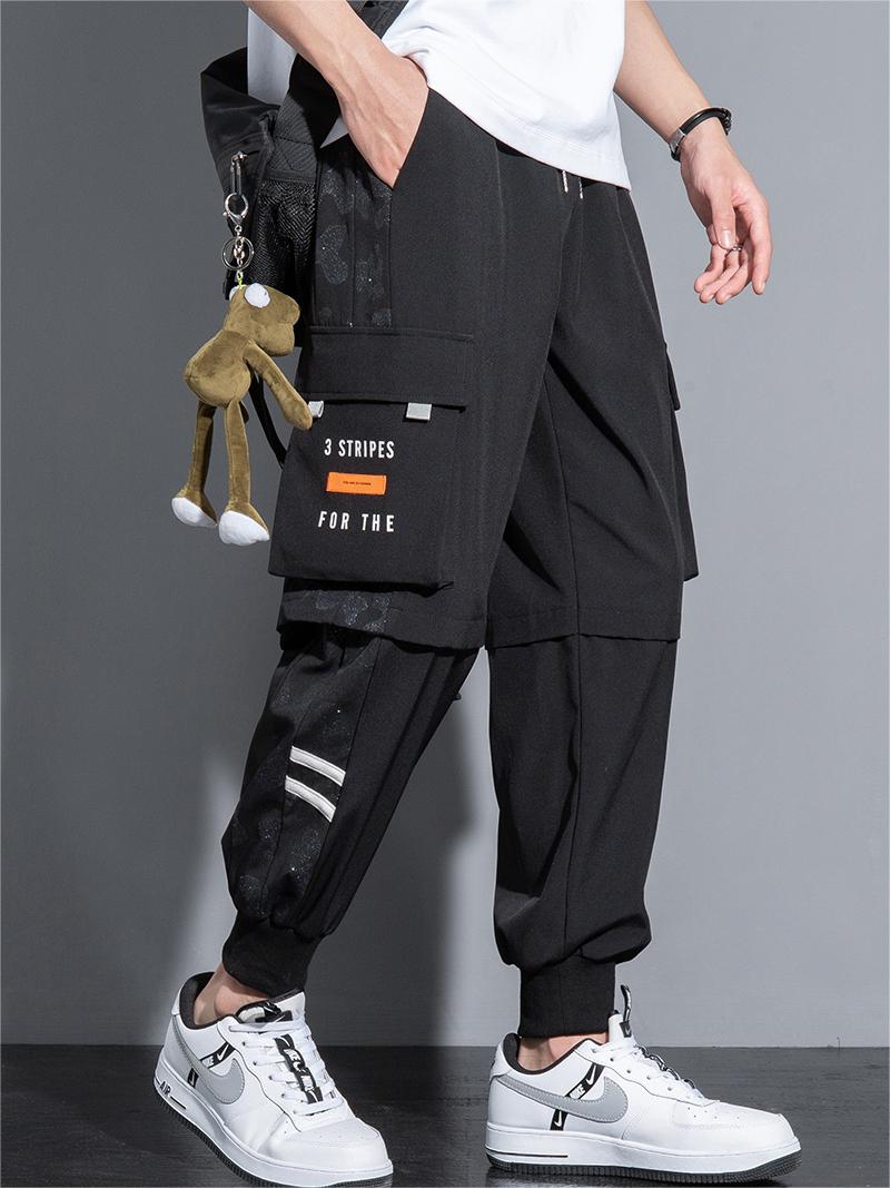 メンズマルチポケットルーズカーゴパンツ、アイスシルクスウェッ - Corteiz Cargo Pant のレビューと価格
