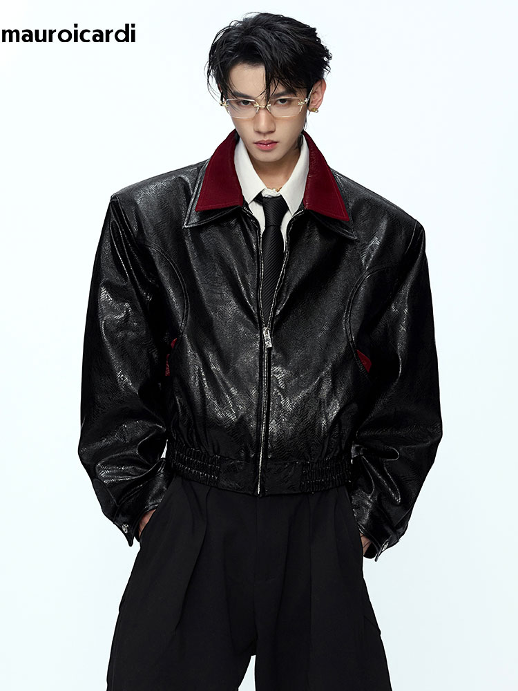 Mauroicardi 春秋パッチワークショートスネークスキ - Streetwear Clothing Brand のレビューと価格