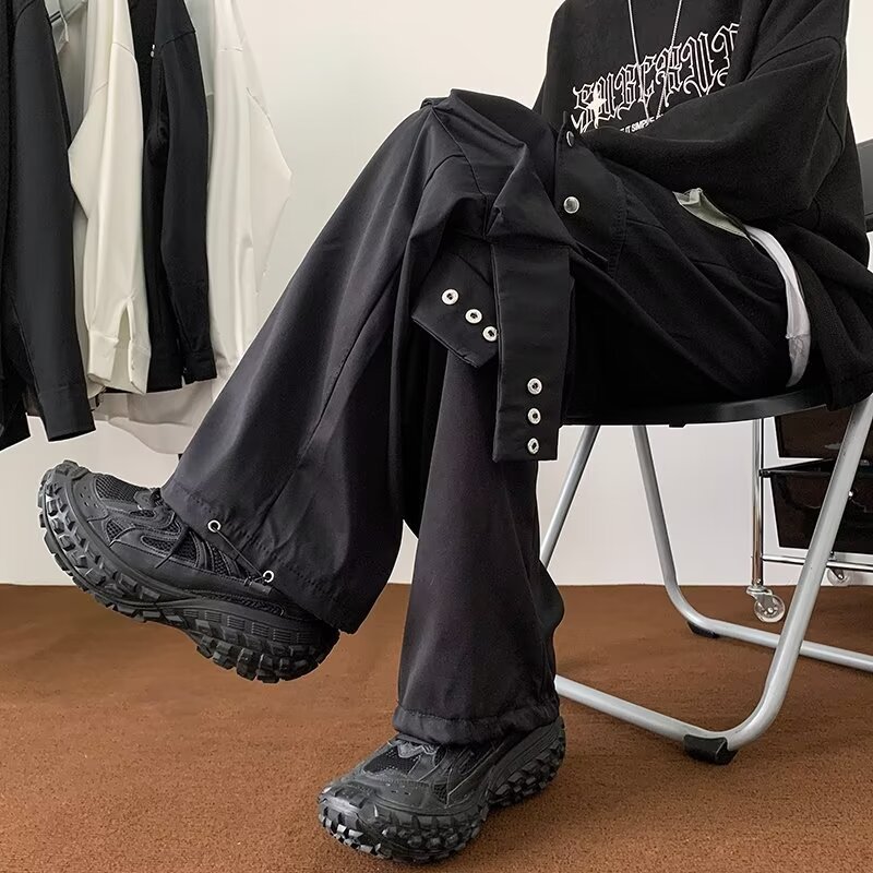 メンズマルチポケットカーゴパンツ,ブラック,原宿ファッション - Corteiz Cargo Pant のレビューと価格