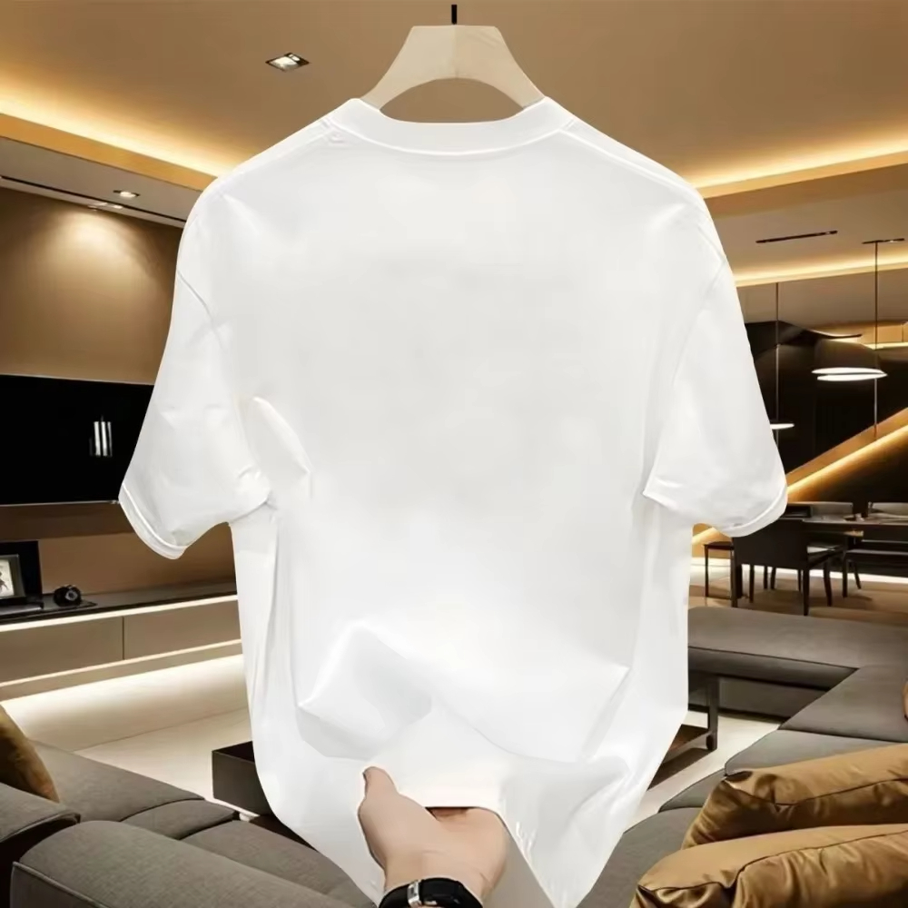 100％純綿メンズ高級ブランドレタープリントTシャツ、半袖T - Streetwear Clothing Brand のレビューと価格